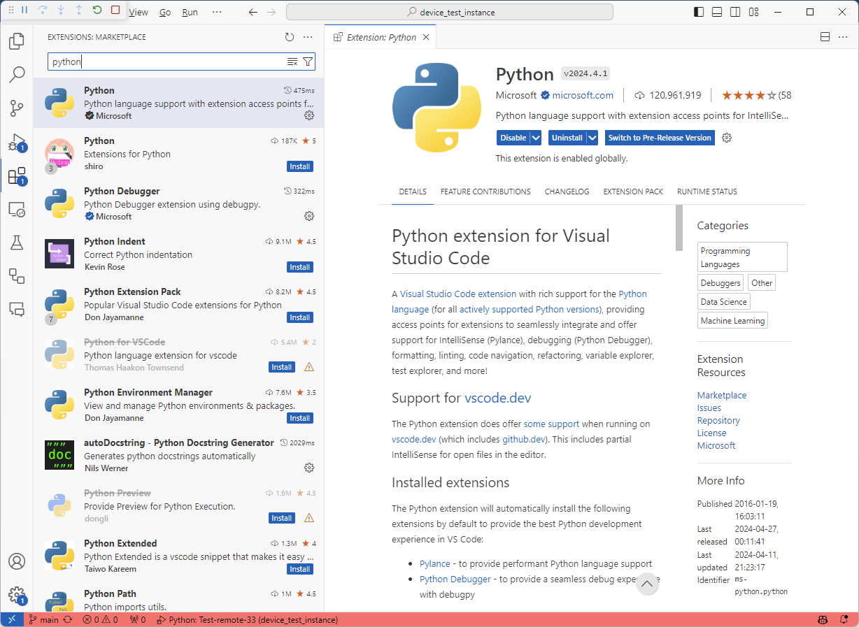 Install Visual Studio Code and Python